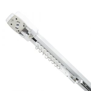 PNI Tringle &agrave; Rideau, draperie PT9232S Longueur 2m, Compatible avec Moteur Intelligent SafeHome PT923, Wei&szlig;