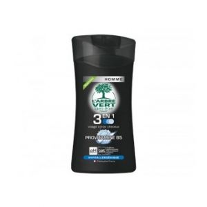 Image de L'Arbre Vert Douche 3 en 1 - Homme - Provitamine B5 250 ml