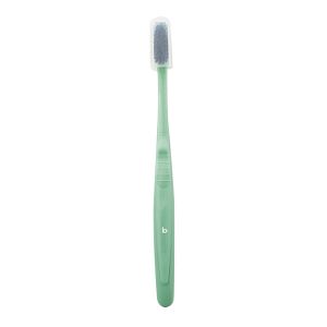 Bioseptyl Brosse à dents adulte plastique recyclé recyclable Medium Verte