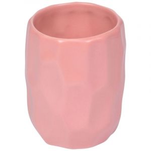 Gobelet Salle de Bain "Origami" 9cm Rose Mat Prix