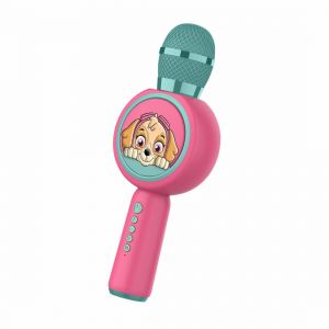 OTL Technologies Microphone karaoké Paw Patrol Skye avec Haut-Parleur sans Fil et lumières LED
