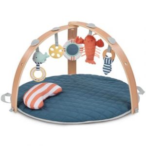 Ingenuity Tapis d'éveil réversible Cozy Spot avec arche en bois