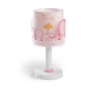 Image de Dalber Little Elephant Lampe de chevet pour enfant Rose 40 W