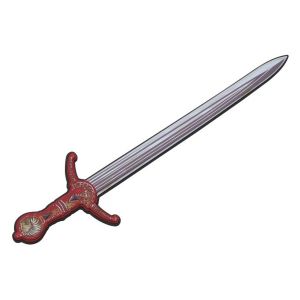 Ruedelafete Grande Epée chevalier lion rouge en mousse 50 cm