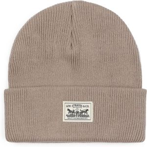 Levi's Backpatch Beanie Bonnet, Gris, Taille Unique Hommes