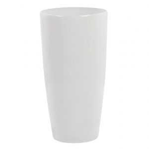 Beliani Pot de fleurs blanc ?40 cm TSERIA