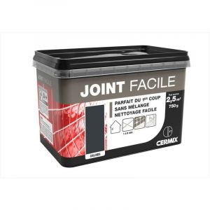 Cermix Joint pâte carrelage gris 0.75 kg, 2.5 m² Joint facile