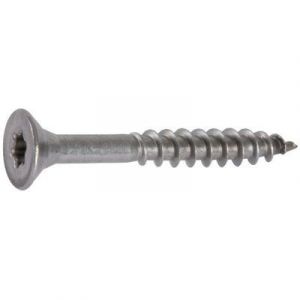 Acton Vis bois tête fraisé T25 - Ø 6 mm - 40/24 mm - Inox - Boîte de 100 pièces