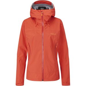 Rab Women's Downpour Plus 2.0 Jacket - Veste imperméable taille 10, rouge