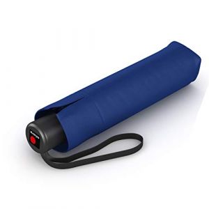 Parapluie de Poche Knirps A.050 Medium Manual - Compact et résistant aux tempêtes - Stable - Coupe-Vent - Bleu
