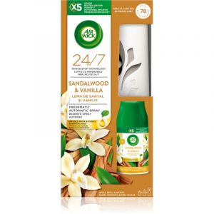 Air Wick Freshmatic Sandalwood & Vanilla ambientador autom&aacute;tico con recambio 250 ml