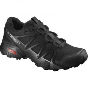 Image de Salomon Homme Speedcross Vario 2 Chaussures de Trail Running, Noir (Black/Black/Silver Metallic -X), Taille: 44