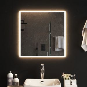 Image de VidaXL Miroir de salle de bain à LED 60x60 cm