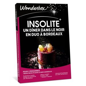 Wonderbox INSOLITE - Un dîner dans le noir en duo à Bordeaux