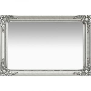 Image de VidaXL Miroir mural style baroque 60x40 cm Argenté