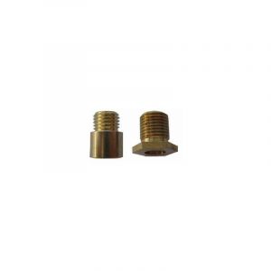 Electraline RACCORD LAITON HEXAGONAL PAS 10X1 HAUTEUR 8MM - 2 PIECES