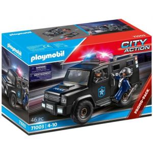 Image de Playmobil Pack Fourgon de police des forces spéciales City Action - 71003