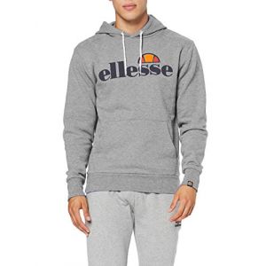 ELLESSE Gottero Sweat à Capuche Homme, Gris chiné, s