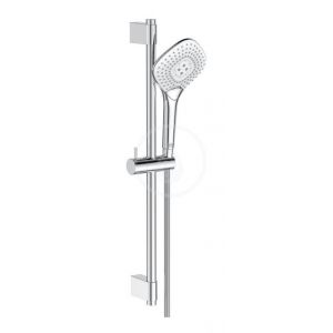 Ideal Standard Set de douche Diamond, barre de 600 mm avec douchette, 3 jets, chrome (B1762AA)