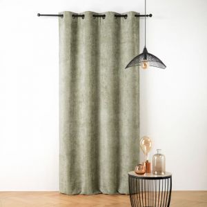 LINDER RIDEAU THERMIQUE COLORADO VERT LICHEN 135x260cm