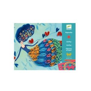 Djeco Tableaux paperolles quilling Volutes en jupons