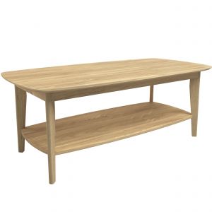 Rendez Vous Déco Table basse Sadi 120 cm en bois clair - Marron