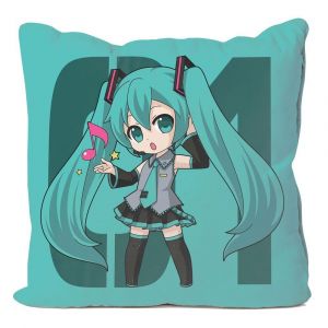 Popbuddies Vocaloid taie d&acute;oreiller Hatsune Miku 50 x 50 cm - - Couv