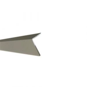 Homewell - Cornière en aluminium 40mm x20mm x1.3mm, lg 1000mm (Anodisé argent)