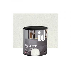 ID Paris Peinture pour meuble objet et porte pailleté ID Paillett nickel 0.5 l