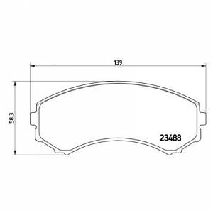 Brembo 4 plaquettes de frein P54029