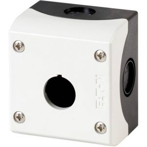 Eaton Boîtier pour montage en saillie 1 perçage gris (RAL 7035) M22-I1 216535