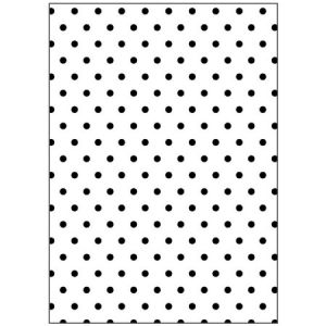 Creotime Matrice d'embossage - Pois - 13 x 18,5 cm