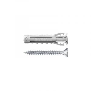 Fischer Chevilles murales et vis SX Plus 8mm x 55mm 50 pièces