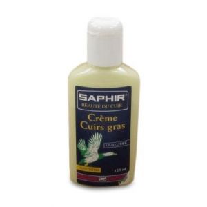 Image de Saphir Cirage Crème Cuirs Gras, 125 ml INCOLORE