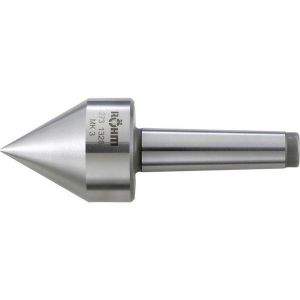 Rohm Cône de centrage rotatif, pointu, 60°, Taille : 273, MK 3, A 79,0 mm, B : 56 mm, G : 23,825 mm