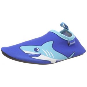 Image de Playshoes Kid's UV-Schutz Barfuß-Schuh Hai - Chaussures aquatiques taille 28/29, bleu/turquoise