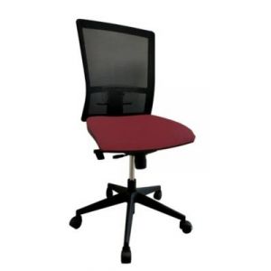 Chaise de bureau Antoine II Kube Grenat Roulettes pour sol dur