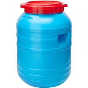 Garronda F&ucirc;t en Plastique de 30 L F&ucirc;t Alimentaire en Plastique HDPE R&eacute;cipient pour Jardin GD-0055 (Bleu, 30 litres)