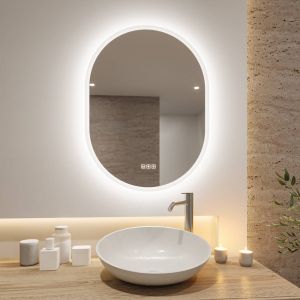 Paulmann Mirra miroir mural 80x60 cm CCT dim blanc