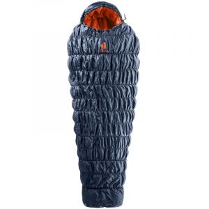 Deuter Exosphere 0° EL Sac de Couchage Zip Right, Ink-Paprika, Extra Long