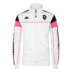 Kappa Veste Stade Français 2021/22 222 Banda Merez Slim 8 Years White / Navy / Pink