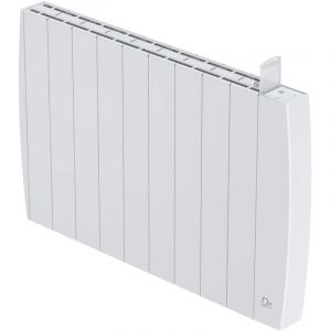 Drexon Dx 755120- Radiateur c&eacute;ramique &agrave; inertie CONNECTE FABIO 2000W - 82.2 x 9 x 58 cm - Blanc