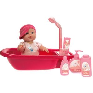 Imagin Poupée bébé 30cm Heure du bain