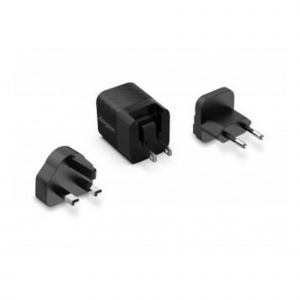 Energizer Chargeur Rapide USB-A et USB-C 38W - sans C&acirc;ble - 3 Prises Incluses (EU/US/UK) - Noir