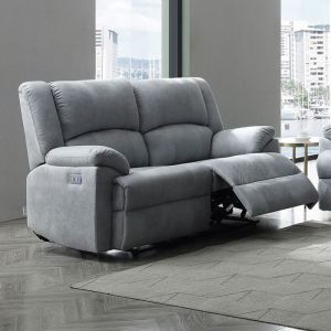 Canapé 2 places relax électrique M1806 - Gris