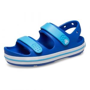 Crocs Crocband Cruiser Sandal K Mixte enfant Sandale, Blue Bolt Venetian Blue, 28/29 EU