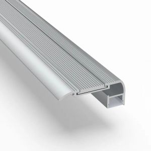 Silamp Nez de Marche Alu 1M Gris pour Ruban led 10mm
