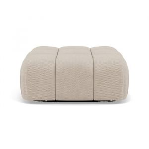 Lisa Design - Ruby - pouf en velours texturé - beige