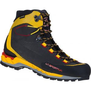 La Sportiva Trango Tech Leather GTX Chaussures Homme, black/yellow EU 42,5 Chaussures trekking & randonn&eacute;e