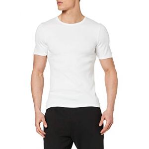 DAMART Tshirt Col Rond Maille Interlock Thermolactyl Degré 3 Haut thermique, Blanc (Blanc), X-Small (Taille fabricant: XS) Homme